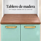 Alacena de Cocina Bertolini 2x1, detalle del tablero de madera