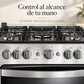 Cocina a Gas Indurama Turín Zafiro, panel de perillas con encendido electrónico por pulsante