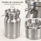 Herrajes laterales de cierre del lechero de aluminio Alinter de 5 litros