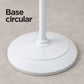 Ventilador de pedestal blanco de 18 pulgadas – base redonda del pedestal