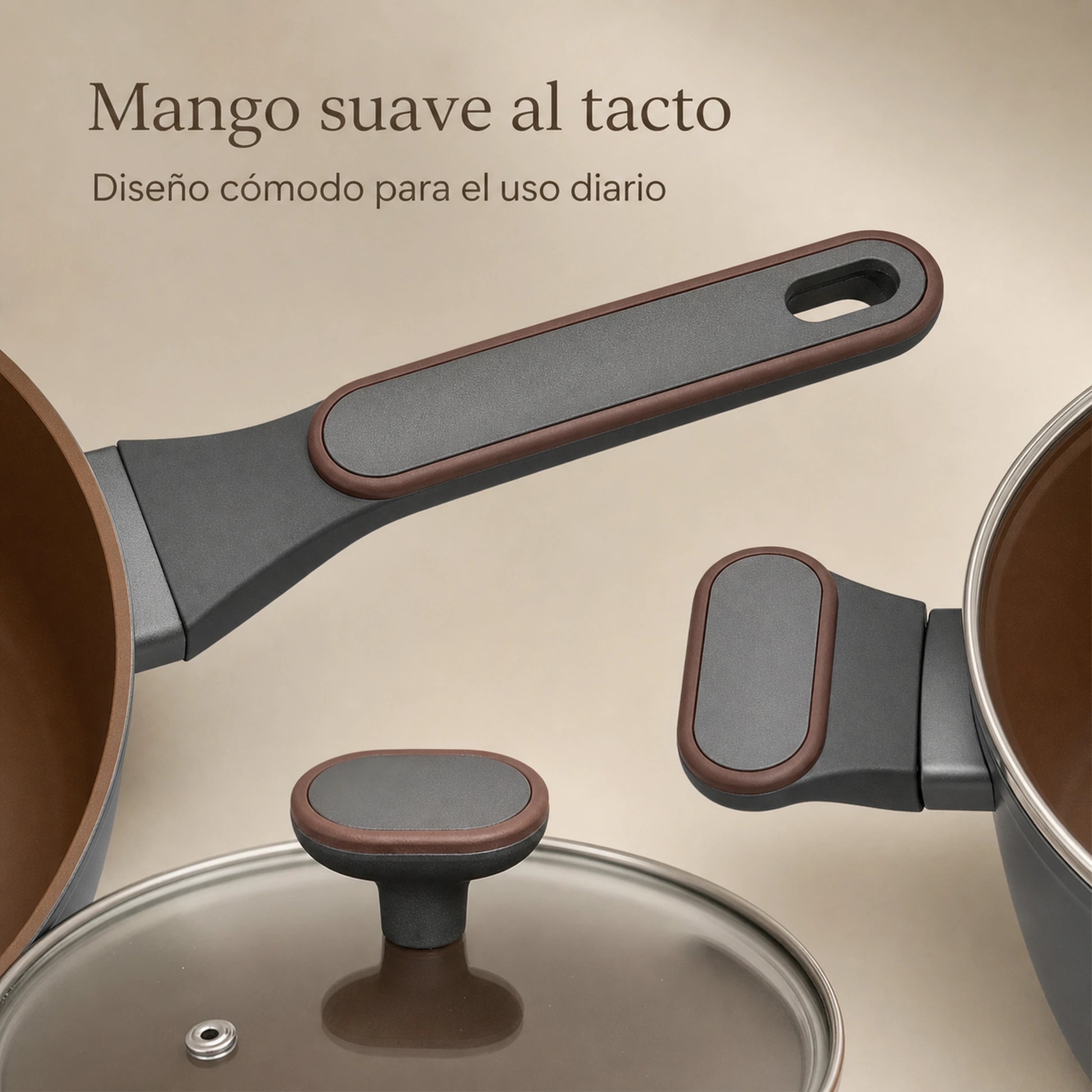 Mangos soft touch de la batería de cocina MODERN Collection