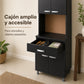 Gabinete de cocina en Negro con cajón amplio