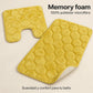 Set de 2 Tapetes de Baño Memory Foam Galesville – Antideslizantes para Ducha e Inodoro