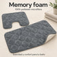 Set de 2 Tapetes de Baño Memory Foam Galesville – Antideslizantes para Ducha e Inodoro