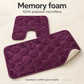 Set de 2 Tapetes de Baño Memory Foam Galesville – Antideslizantes para Ducha e Inodoro
