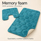 Set de 2 Tapetes de Baño Memory Foam Galesville – Antideslizantes para Ducha e Inodoro