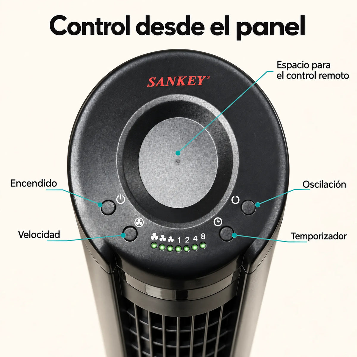 Panel de control digital del ventilador de torre Sankey