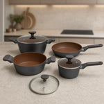 Set completo de la batería de cocina MODERN Collection en ambiente de cocina