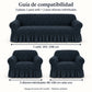 Set de cobertores Versalles color Azul Marino, guía de compatibilidad de medidas