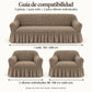 Set de cobertores Versalles color Taupe, guía de compatibilidad de medidas