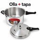 Olla de presión de aluminio de 9 litros – olla y tapa