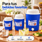 Set de 3 termos para líquidos color azul – bebidas para reuniones