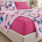 Juego de sábanas 4 piezas estampado con atrapasueños rosa – sábana ajustable en el colchón
