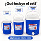 Set de 3 termos para líquidos color azul – qué incluye el set