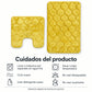 Set de 2 Tapetes de Baño Memory Foam Galesville – Antideslizantes para Ducha e Inodoro