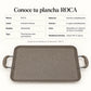 Especificaciones técnicas de la plancha doble ROCA, color Taupe Marmoleado