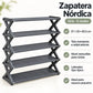 Zapatera de 5 niveles color gris – resumen de beneficios