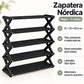 Zapatera de 5 niveles color negro – resumen de beneficios