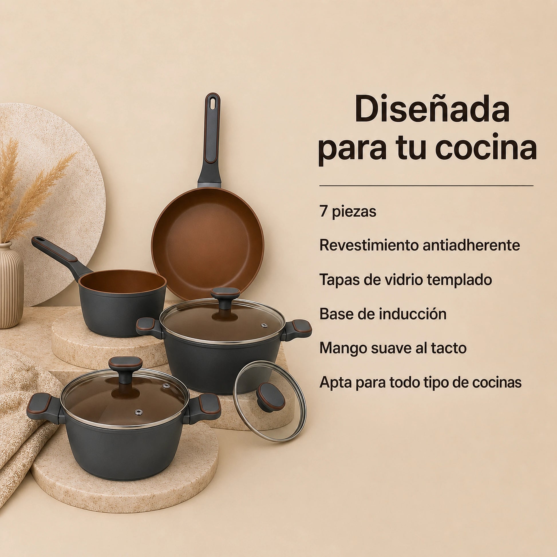 Beneficios y características de la batería de cocina MODERN Collection