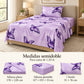 Juego de sábanas semimatrimonial 1.20 m, diseño Mariposas Lila – medidas para cama de 1.20 m