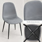 Detalle de las uniones atornilladas bajo el asiento de la silla Beneli gris claro