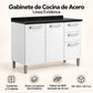 Gabinete de cocina de acero 120 cm – resumen de características, línea Evidence