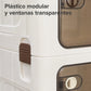 Detalle del acabado en plástico del organizador modular