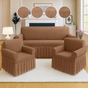 Juego de Forro de Muebles 3+1+1 con Revuelo Collection Belize