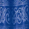 Juego de 2 Cortinas con Velo y Cenefa Decorativa 270 cm x 228 cm | Cisne Collection - Azul Royal