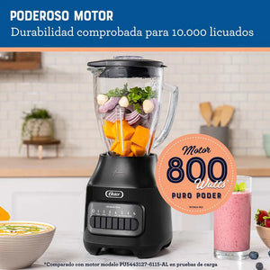 Licuadora Oster 6 Velocidades Vaso de Vidrio Boroclass 1.5L - ambientado en el hogar