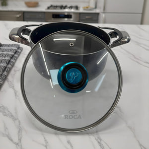 Batería de Cocina Antiadherente ROCA de 7 Piezas - ambientado en el hogar