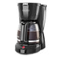 Cafetera Black+Decker CM0941W 12 Tazas | Jarra de Vidrio Duralife, Filtro Permanente y Sneak-A-Cup