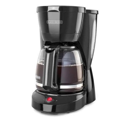 Cafetera Black+Decker CM0941W 12 Tazas | Jarra de Vidrio Duralife, Filtro Permanente y Sneak-A-Cup