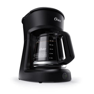 Cafetera Oster 12 Tazas Negra con Filtro Permanente 900W