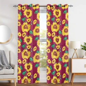 Par de Cortinas Blackout Estampadas con Ojales DANNA 280x213 cm - ambientado en el hogar