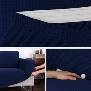 Forros para Muebles 3+2 Plazas | Elástico Set de 2 Piezas Lavable – Ajuste Universal y Antimanchas Smiling Home