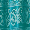 Juego de 2 Cortinas con Velo y Cenefa Decorativa 270 cm x 228 cm | Cisne Collection - Jade