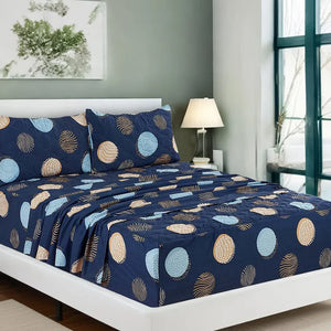 Juego de Protector de Colchón Estampado Impermeable 3/4 Piezas