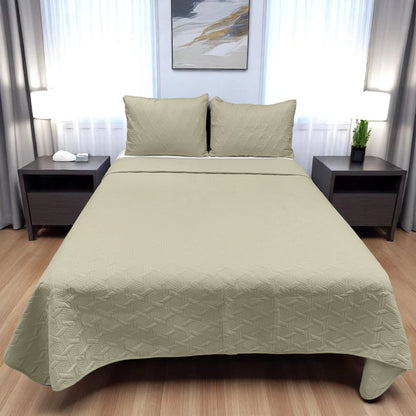 Set de Cubrecama Sólido Microfibra Ligera 2/3 Piezas