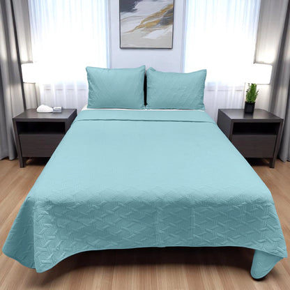 Set de Cubrecama Sólido Microfibra Ligera 2/3 Piezas