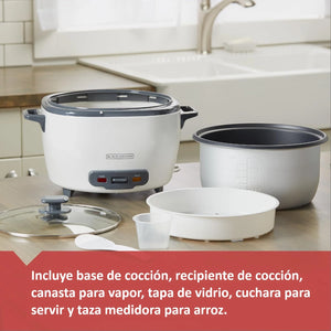Olla Arrocera de 6 tazas RC506 Black+Decker