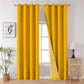 2 Cortinas Blackout con Ojales AXEL – Set de 2 Paneles (280x213 cm)