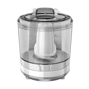 Picador de Alimentos BLACK+DECKER HC150W 1.5 Tazas – 70W, Cuchilla de Acero Inoxidable, Blanco