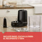 Picador de Un Toque Black+Decker HC300B 3 Tazas – 175W Acero Inoxidable