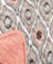 Set de Protector de Muebles Reversible con Aletas 3+2+1 Estampado (3 piezas) GEORGIA Collection - Rosado/Estampado