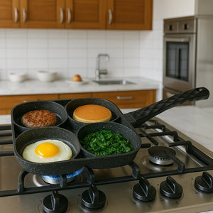 Sartén Antiadherente con Divisiones 4 en 1  / 18 cm