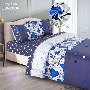 Set de Sábanas 4 Piezas Suaves Bouquetex VIP Collection – Full, Queen o King