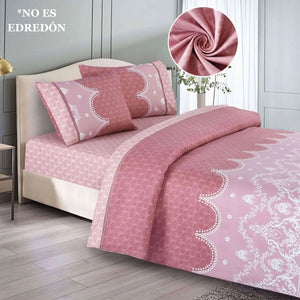 Set de Sábanas 4 Piezas Suaves Bouquetex VIP Collection - ambientado en el hogar