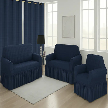 Juego de Forro para Muebles con Cortinas 3+2+1 (5 Piezas) Nicaragua Collection