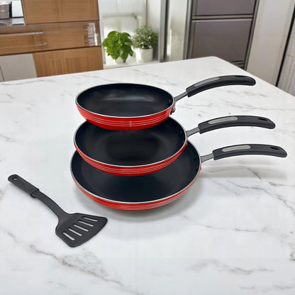 Set de Sartenes Antiadherentes 3 Piezas Alsasa Línea Premium – 20, 24 y 30 cm